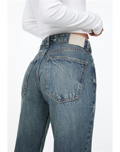 Джинсы прямого кроя MID, синий Pull & bear