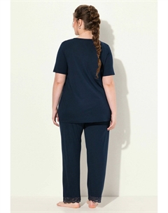 Пижамный комплект, темно-синий Ulla popken