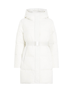 Зимнее пальто LOGO BELT PUFFER Jeans, кремовый Calvin klein