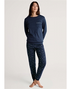 Пижамный комплект SET, темно-синий Calida