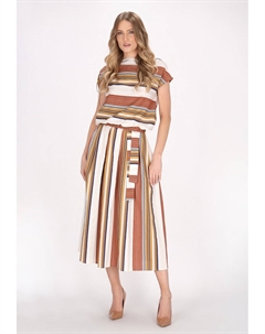 Юбка А-силуэта, коричневый Dreimaster