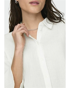 Блузка на пуговицах NORMAL GESCHNITTEN KRAGEN WEITE ÄRMEL , кремовый Jdy