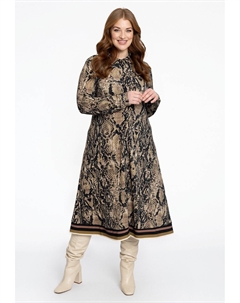 Платье-рубашка DRUCK, коричневый Yoek