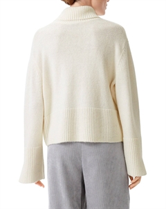 Джемпер MIT BREITER BLENDE, кремовый Comma,