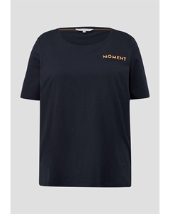 Футболка с принтом, темно-синий Triangle