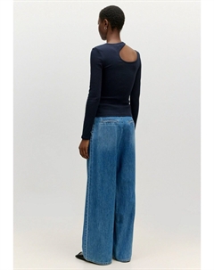 Топ с длинными рукавами ESTEFANIA, синий Edited