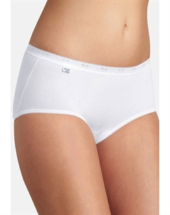 Брюки 4 PACK BASIC + MIDI SLIP, белый Sloggi