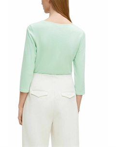 Топ с длинными рукавами, светло-зеленый Comma,