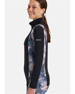 Топ с длинными рукавами DAYBREAK BRUSHED HALF ZIP, мультиколор Roxy