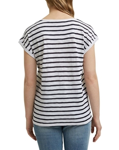 Футболка с принтом, темно-синий Esprit