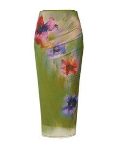 Юбка-карандаш MARIKA, зеленый Edited