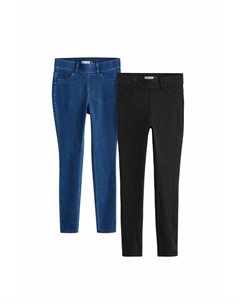 Джеггинсы FULL LENGTH 2 PACK, черный Next