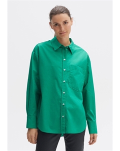 Блузка на пуговицах, зеленый Opus