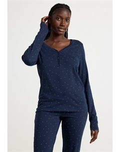 Верх пижамы, темно-синий Lindex