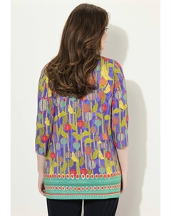 Топ с длинными рукавами MIXED PRINT BLEND , светло-голубой Ulla popken