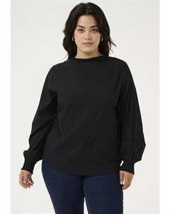 Блуза LYNIA, черный Kaffe curve