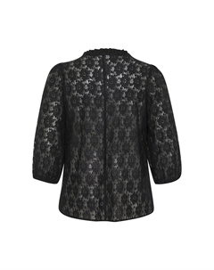 Блуза SILLA, черный Kaffe curve