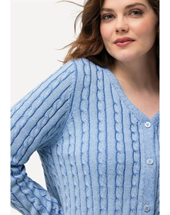 Кардиган CABLE , светло-голубой Ulla popken