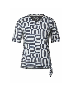 Футболка с принтом, синий Cecil