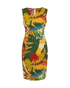 Платье-футляр, мультиколор Quiosque