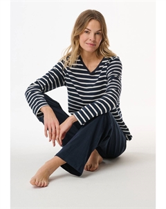 Пижамный комплект LANG CASUAL ESSENTIALS, темно-синий Schiesser