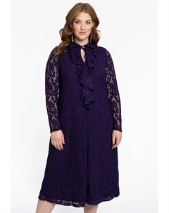 Коктейльное платье / Вечернее платье MIT RÜSCHEN, фиолетовый Yoek