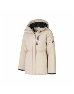 Пуховик женский светлый хаки Asics