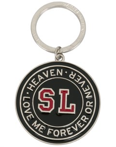 Saint laurent брелок с логотипом один размер черный Saint laurent
