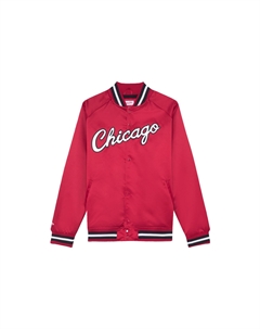 Бейсбольная куртка унисекс красный Mitchell ness