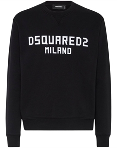Хлопковая толстовка, черный Dsquared2