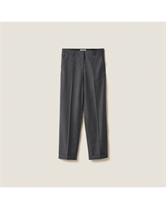 Брюки в гризайль, серый Miu miu