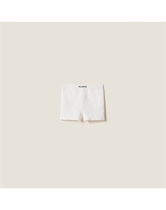 Бесшовные боксеры, белый Miu miu