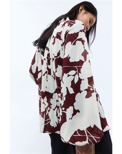 Блузка из жатого шифона, красный H&m