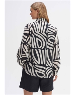 Блузка на пуговицах LANGARMBLUSE FUMINE, черный Opus