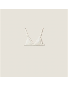 Муслиновый бюстгальтер, белый Miu miu