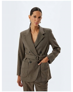 Блейзер, цвет braun karomuster Koton