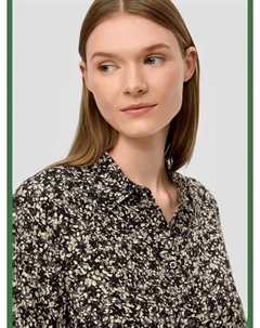 Блуза sOliver langarm, оливковый S.oliver