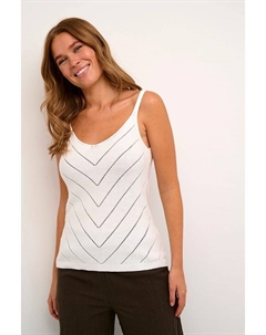 Топ Strick, белый Kaffe