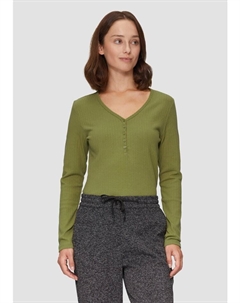 Футболка sOliver langarm, оливковый S.oliver