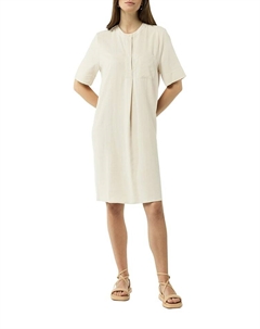 Короткое платье, кремовый Comma,