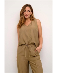 Блуза ntop, серо-коричневый Kaffe