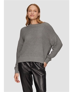 Пуловер sOliver Strick langarm, серый S.oliver