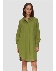 Короткое платье sOliver kurz, оливковый S.oliver