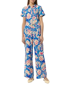 Тканевые брюки, синий Comma,