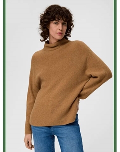 Пуловер sOliver Strick langarm, коричневый S.oliver