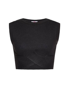 Топ Crop, черный Mymo
