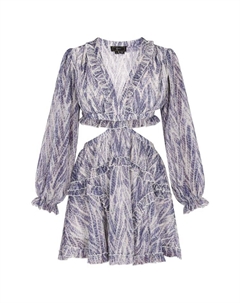 Длинное платье, цвет blau mehrfarbig Faina