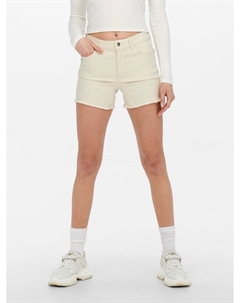 Джинсовые шорты, кремовый Only