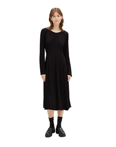 Длинное платье, черный Tom tailor