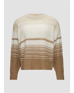 Пуловер sOliver Strick langarm, цвет braun-creme S.oliver